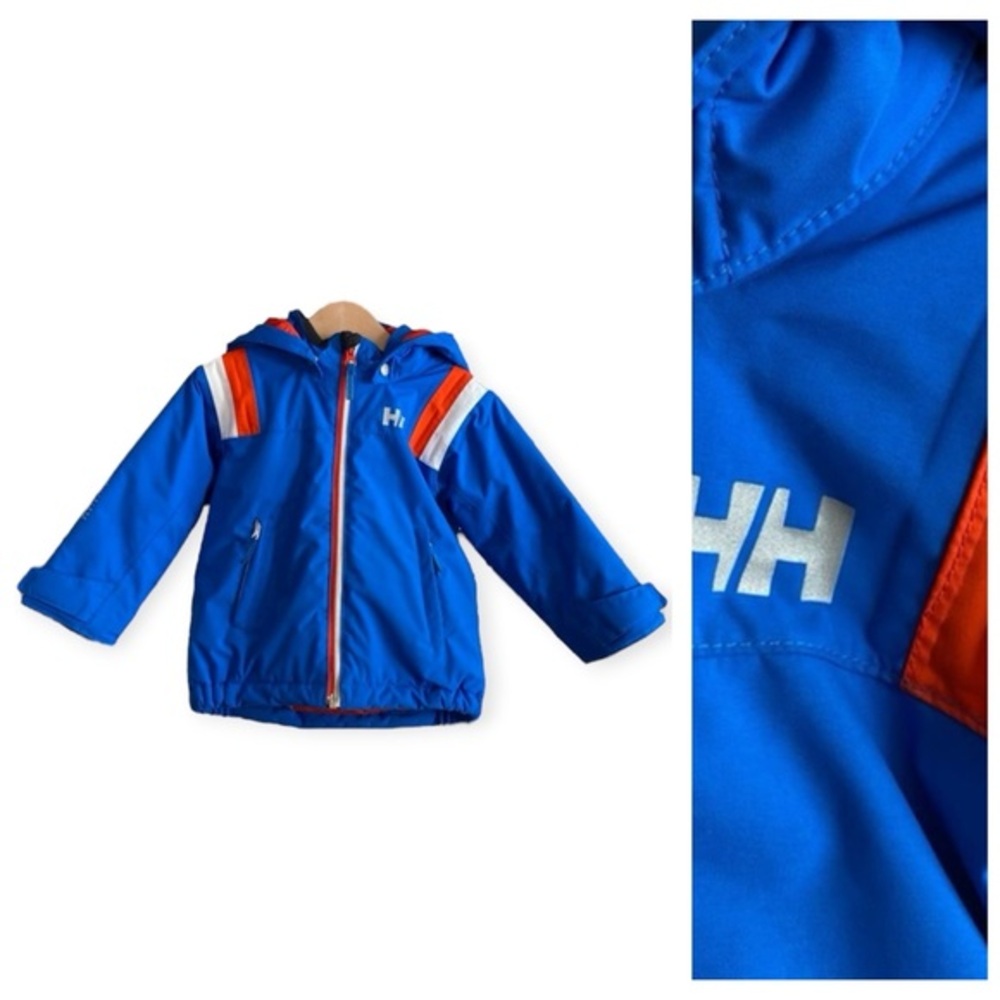 Helly Hansen Kids' Blue Orange Legend 2.0 Insulated Jacket Skiing Snowboarding